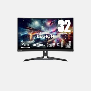 Lenovo Legion R32qc-30 31.5 inch VA Curved QHD Gaming Monitor.